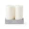 12 Packs: 2 ct. (24 total) White Pillar Candle Pair by Ashland&#xAE;